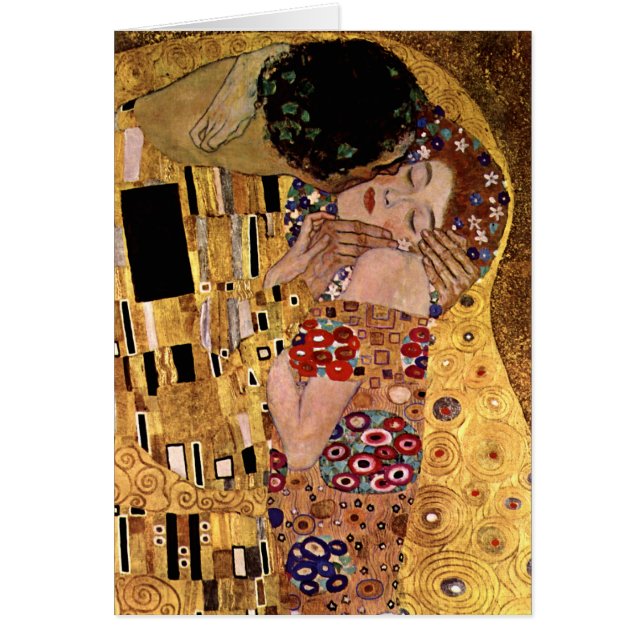 Gustav Klimt: Der Kuss (Detail) (Vorne)
