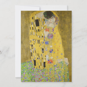 Gustav Klimt - Der Kuss Einladung