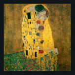 Gustav Klimt - Der Kuss (El Beso, Le Baiser) Poster<br><div class="desc">Reproduction Art Nouveau poster des Gemäldes "The Kiss" (El Beso, La Baiser) des renommierten österreichischen Symbolik-Künstlers Gustav Klimt (1862-1918). Das Plakat zeigt ein Paar, das sich in einem Blumengarten mit ihren Körpern in aufwändigen goldenen Roben umarmt. Rote, schwarze und blaue Farbtöne prägen ebenfalls das Bild. - Individuell gestaltbar - Ausgezeichnet...</div>