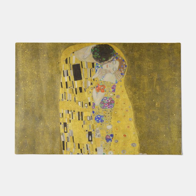 Gustav Klimt - Der Kuss Fußmatte (Vorderseite)