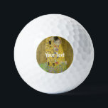 Gustav Klimt - Der Kuss Golfball<br><div class="desc">Der Kuss - Gustav Klimt 1907-1908</div>