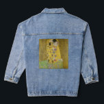 Gustav Klimt - Der Kuss Jeansjacke<br><div class="desc">Der Kuss - Gustav Klimt 1907-1908</div>