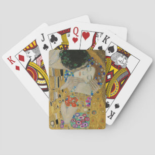Gustav Klimt Der Kuss Klassisches Gemälde Spielkarten