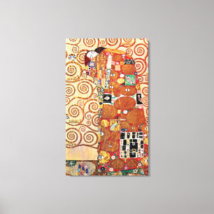 Gustav Klimt - Der Kuss - Kunstmalerei Leinwanddruck