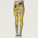 Gustav Klimt - Der Kuss Leggings<br><div class="desc">Der Kuss - Gustav Klimt 1907-1908</div>