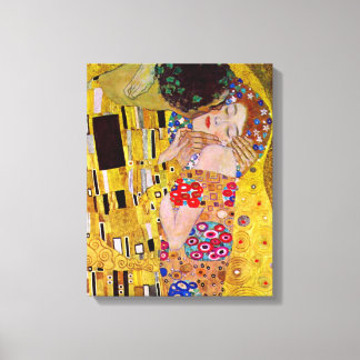 Gustav Klimt - Der Kuss Leinwanddruck