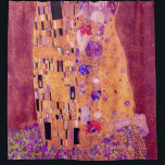Gustav Klimt Der Kuss Lila Duschvorhang<br><div class="desc">Gustav Klimt Der Kuss Lila</div>