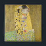 Gustav Klimt - Der Kuss Magnet<br><div class="desc">Der Kuss - Gustav Klimt 1907-1908</div>