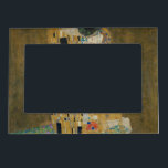 Gustav Klimt - Der Kuss Magnetischer Fotorahmen<br><div class="desc">Berühmtes Gemälde von Gustav Klimt. Das Kiss ist eines der besten romantischen Gemälde und ein großes Geschenk für Valentinstag und andere romantische Anlässe. Phantastisches Meisterwerk der Symbolik und ein großartiges Werk von Gustav Klimt.</div>