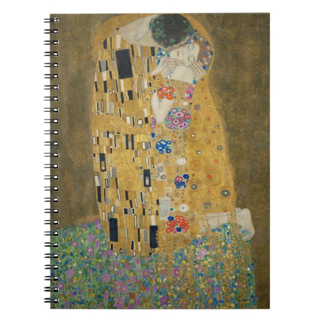 Gustav Klimt - Der Kuss Notizblock (Vorderseite)