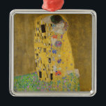 Gustav Klimt "Der Kuss" Ornament Aus Metall<br><div class="desc">Gustav Klimts Meisterwerk: "Der Kuss". "Der Kuss", erstellt vom österreichischen Maler Gustav Klimt. Es gilt als sein berühmtestes Werk. Er malte es zwischen den Jahren 1907 und 1908, die den Höhepunkt seiner "Goldenen Periode" bildeten, als er eine Reihe von Werken malte, die Blattgold verwendeten. Österreich betrachtet "The Kiss" als nationalen...</div>