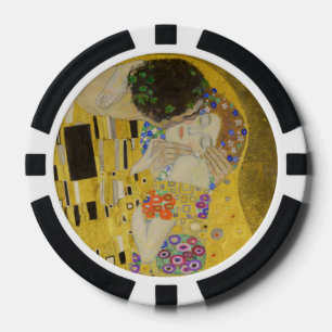 Gustav Klimt - Der Kuss Pokerchips