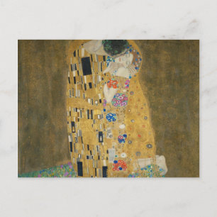 Gustav Klimt - Der Kuss Postkarte
