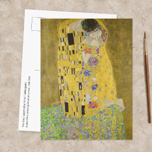 Gustav Klimt - Der Kuss Postkarte