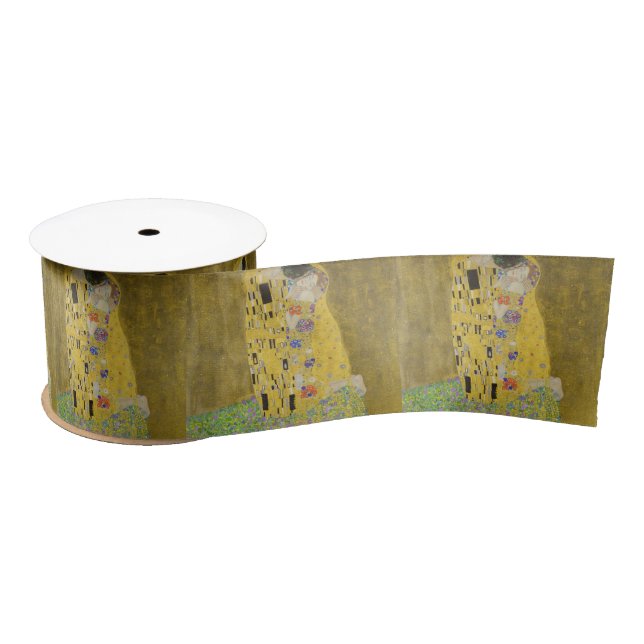 Gustav Klimt - Der Kuss Satinband (Spule)