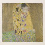 Gustav Klimt, der Kuss Schal<br><div class="desc">Scarf mit dem Gustav Klimt Kunstwerk namens "Der Kuss". "The Kiss" Gemälde sind ein Gemälde mit einem Mann und Frauen in einem Kuss auf einem Imitat mit goldenem und grünem Hintergrund. Personalisierbar.</div>