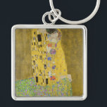 Gustav Klimt - Der Kuss Schlüsselanhänger<br><div class="desc">Der Kuss - Gustav Klimt 1907-1908</div>
