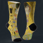 Gustav Klimt - Der Kuss Socken<br><div class="desc">Der Kuss - Gustav Klimt 1907-1908</div>