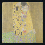 Gustav Klimt - Der Kuss Steinuntersetzer<br><div class="desc">Der Kuss - Gustav Klimt 1907-1908</div>