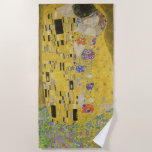 Gustav Klimt - Der Kuss Strandtuch<br><div class="desc">Der Kuss - Gustav Klimt 1907-1908</div>