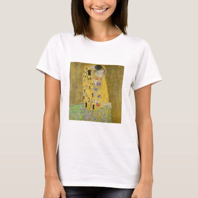 Gustav Klimt - Der Kuss T-Shirt (Vorderseite)