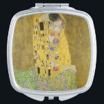 Gustav Klimt - Der Kuss Taschenspiegel<br><div class="desc">Der Kuss - Gustav Klimt 1907-1908</div>