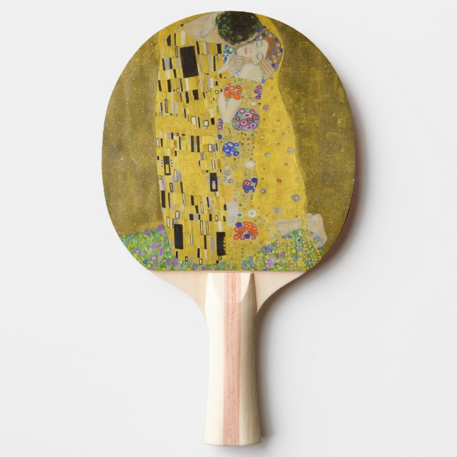 Gustav Klimt - Der Kuss Tischtennis Schläger (Vorderseite)
