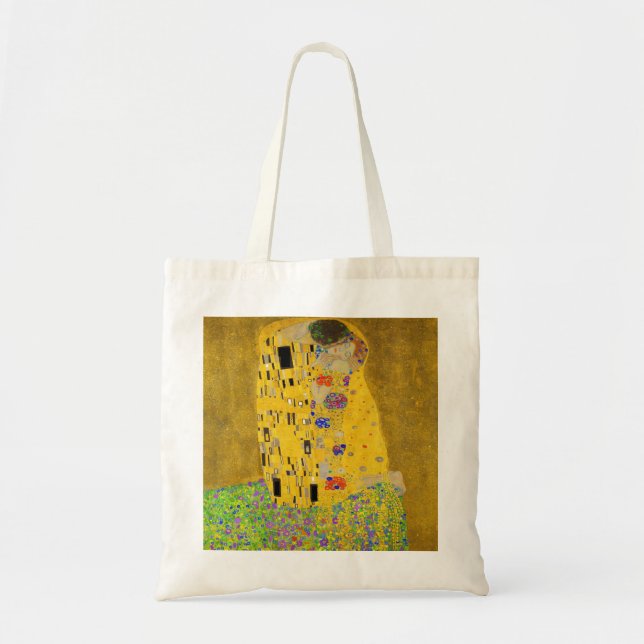 Gustav Klimt der Kuss Tragetasche (Vorne)