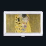 Gustav Klimt - Der Kuss Visitenkarten Dose<br><div class="desc">Der Kuss - Gustav Klimt 1907-1908</div>