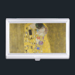 Gustav Klimt - Der Kuss Visitenkarten Dose<br><div class="desc">Der Kuss - Gustav Klimt 1907-1908</div>