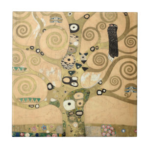 Gustav Klimt - Der Lebensbaum, Stoclet-Fries Fliese