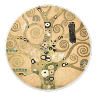 Gustav Klimt - Der Lebensbaum, Stoclet-Fries Keramikknauf