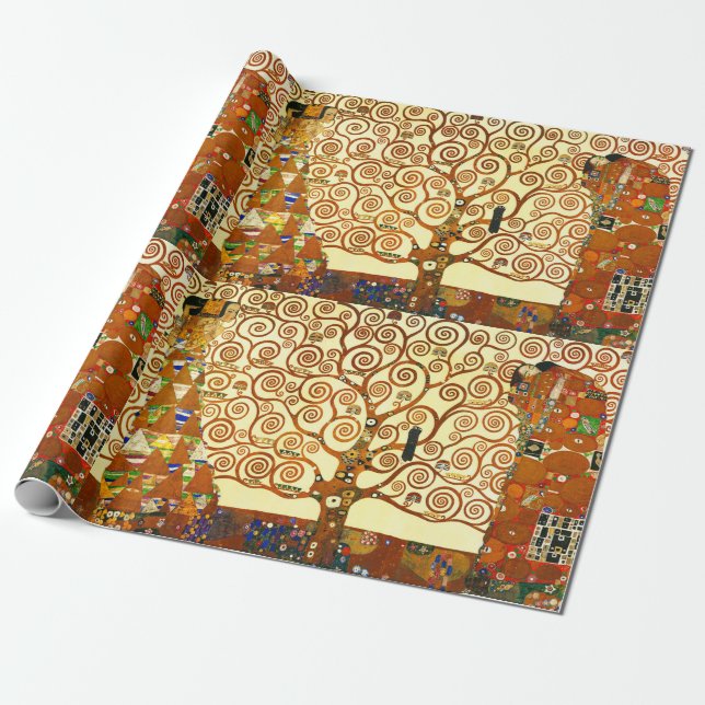 Gustav Klimt Der Park der Villa Negroni Geschenkpapier (Ungerollt)