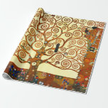 Gustav Klimt Der Park der Villa Negroni Geschenkpapier<br><div class="desc">Gustav Klimt der Baum des schönen Kunstwerks</div>