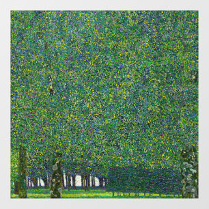Gustav Klimt - Der Park Fensteraufkleber
