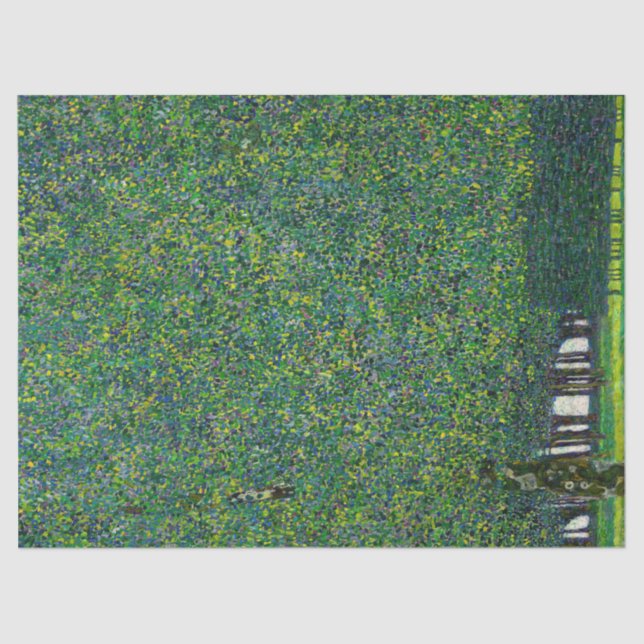 Gustav Klimt - Der Park Seidenpapier (Vorderseite)