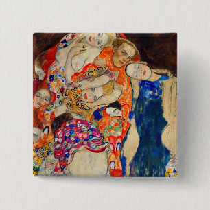 Gustav Klimt - Die Braut (unvollendet) Button