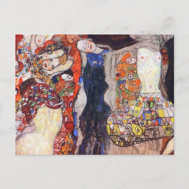 Gustav Klimt - Die Brücke Postkarte (Vorderseite)