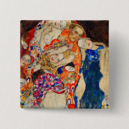 Gustav Klimt - Die Brücke (unvollendet) Button