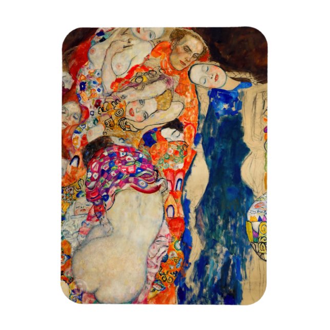 Gustav Klimt - Die Brücke (unvollendet) Magnet (Vertikal)