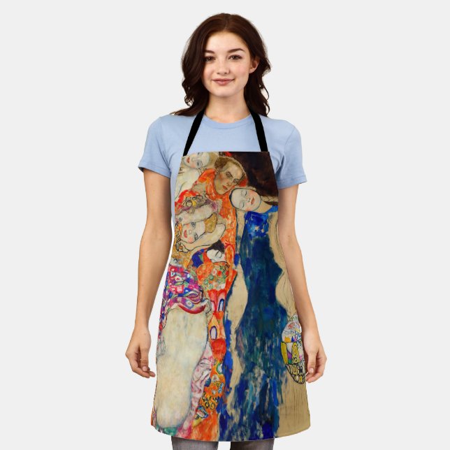 Gustav Klimt - Die Brücke (unvollendet) Schürze (Getragen)