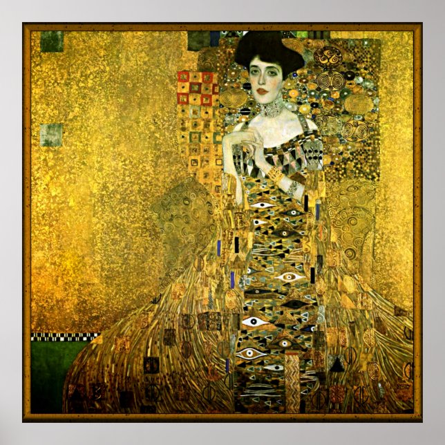 Gustav Klimt die goldene Lady Poster (Vorne)
