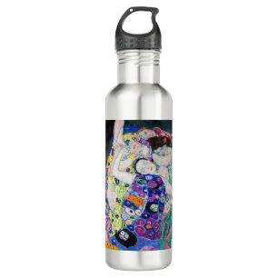 Gustav Klimt - Die Jungfrau Edelstahlflasche