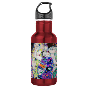 Gustav Klimt - Die Jungfrau Edelstahlflasche