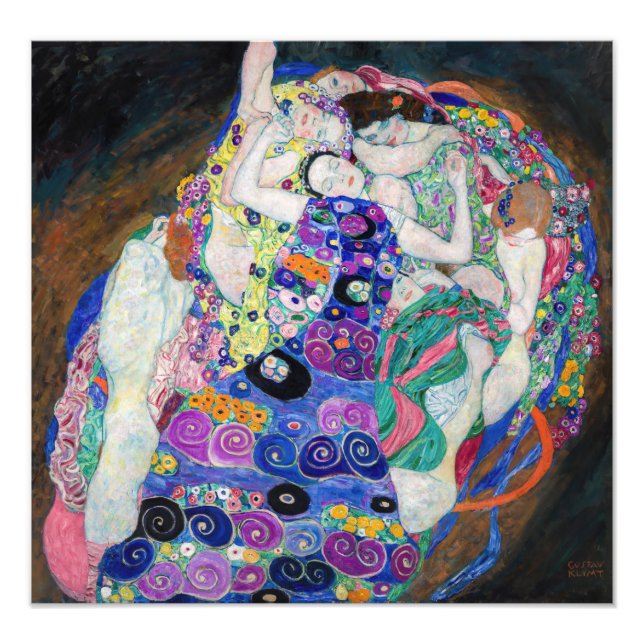 Gustav Klimt - Die Jungfrau Fotodruck (Vorne)