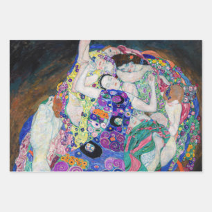 Gustav Klimt - Die Jungfrau Geschenkpapier Set