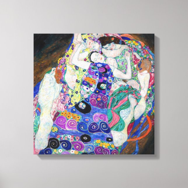 Gustav Klimt - Die Jungfrau Leinwanddruck (Vorderseite)