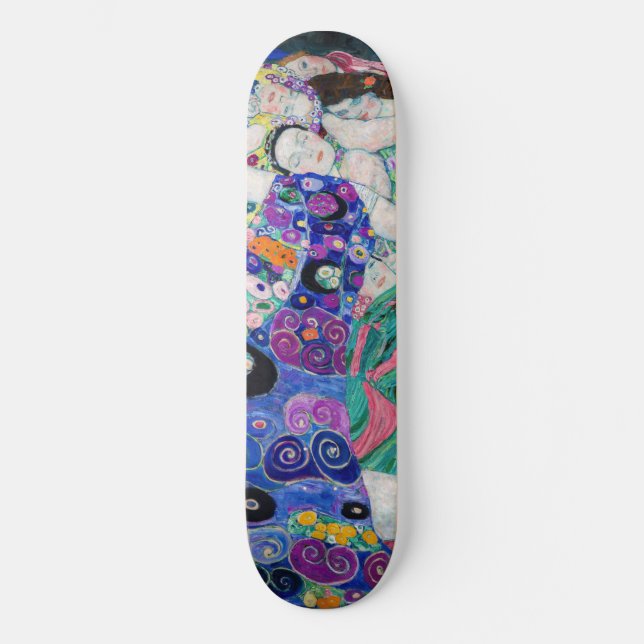 Gustav Klimt - Die Jungfrau Skateboard (Vorderseite)