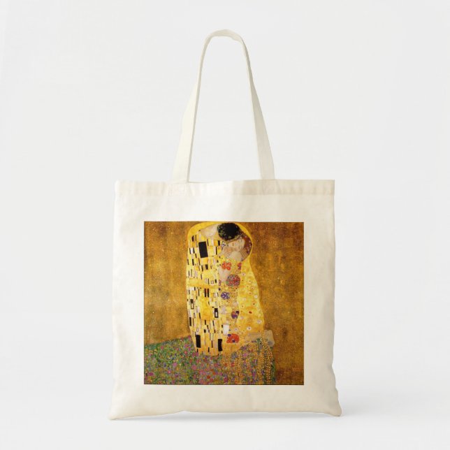 Gustav Klimt die Kuss-Taschen-Tasche Tragetasche (Vorne)