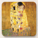 Gustav Klimt die Kuss-Untersetzer Untersetzer<br><div class="desc">Gustav Klimt die Kuss-Untersetzer. GrafikÖlfarbe auf Leinwand von 1907-1908. Der Kuss ist bekannteste Malerei Gustav Klimts,  eine schöne Arbeit,  welche die Höhe seines goldenen Zeitraums darstellt. Ein perfektes Geschenk für Liebhaber des österreichischen Symbolismus,  Gustav Klimt und schöne Kunst.</div>